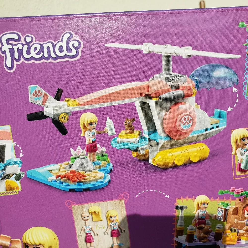 NEW LEGO FRIENDS Building Set Helicopter Vet Rescue 41692 Valentine's Day Gift 2 - Picture 3 of 16